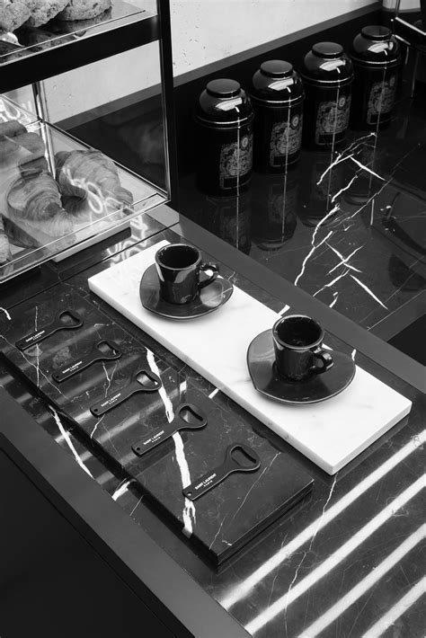 ysl cafe karte|yves st laurent coffee shop.